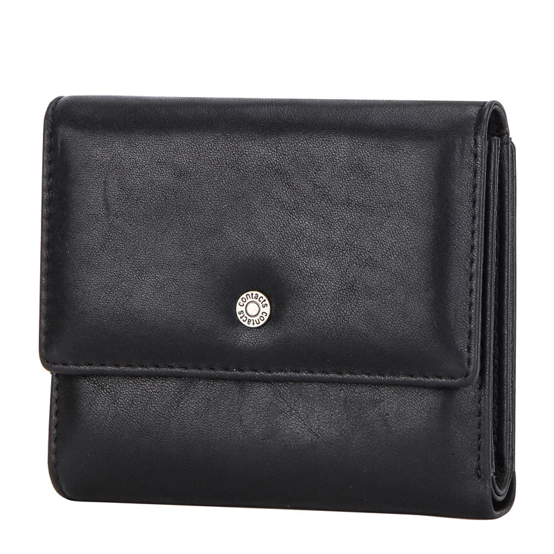 ANTI-THEFT GENUINE LEATHER CARDS HOLDER COIN WALLET