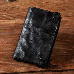 Retro Handmade Leather Multi-card Slots Wallets