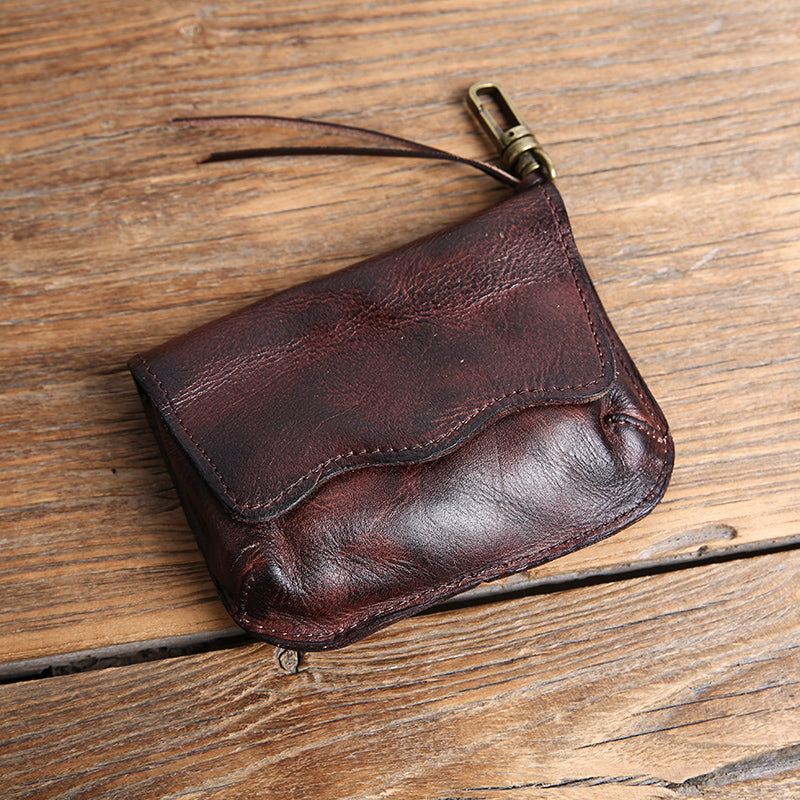 Retro Leather Handmade Card Wallets