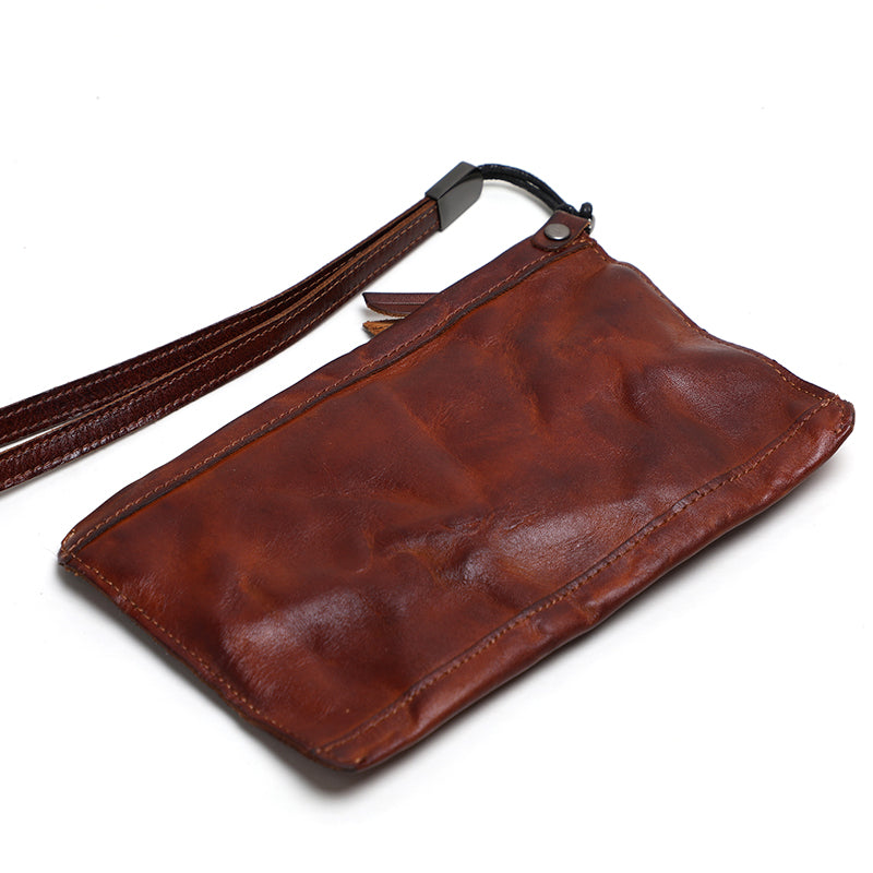 Men's Leather Retro Envelope Bag