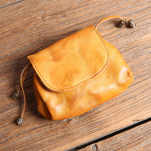 Retro Leather Handmade Storage Bag Wallets