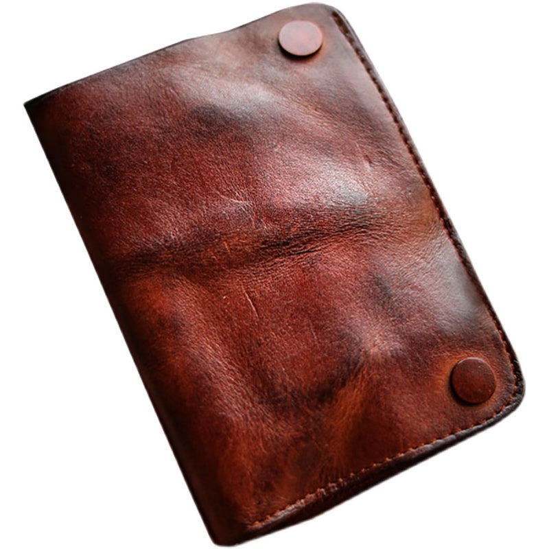 Zipper Leather Card Holders Wallets