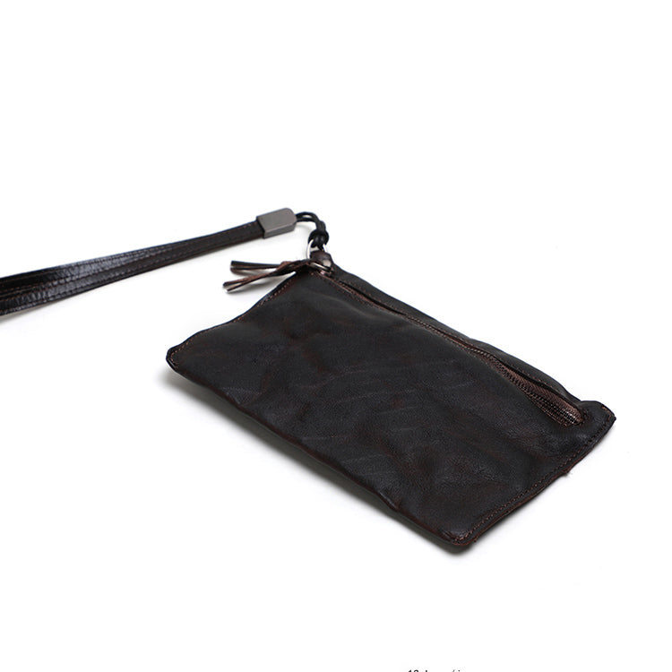 Men's Leather Retro Envelope Bag