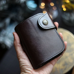 Leather Card Holder Short Wallets