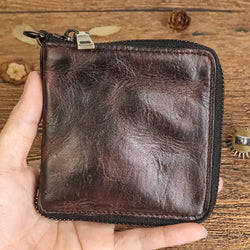 Handmade Leather Retro Small Wallets