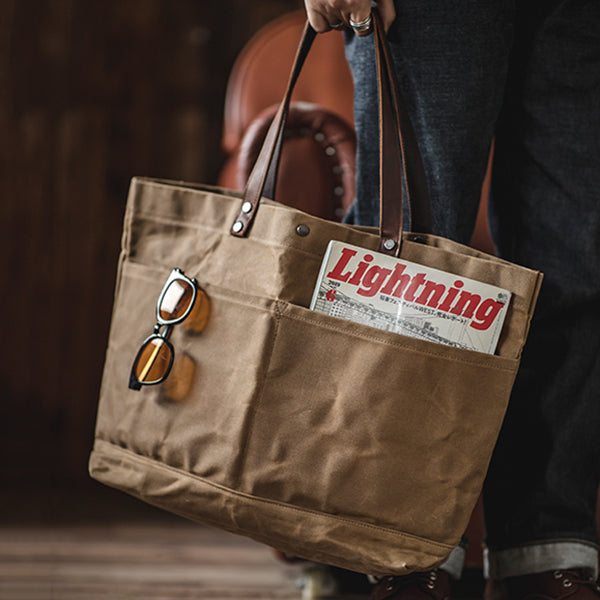 Retro Batik Cloth Canvas Tote Bag