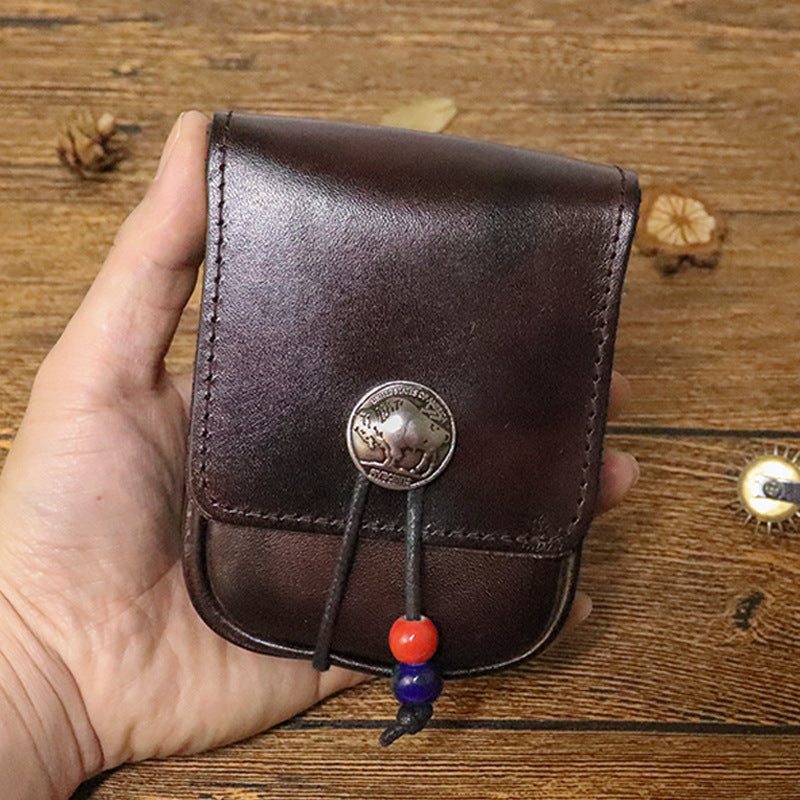 Retro Leather Storage Bag Handmade Wallet